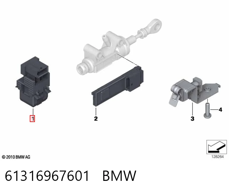 61316967601 BMW Czujnik włącznika świała stop