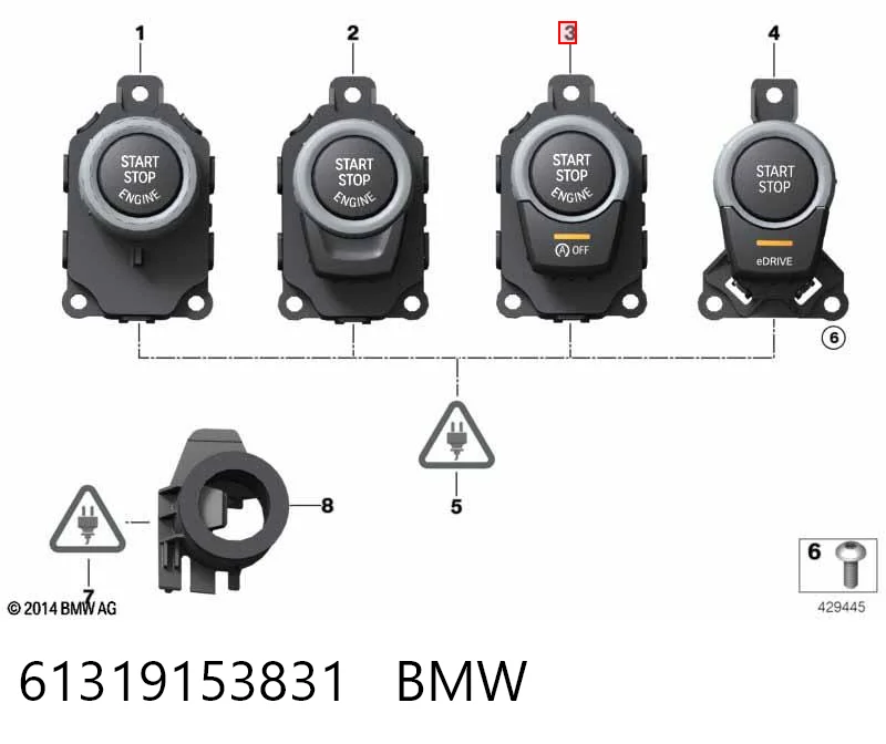 61319153831 BMW