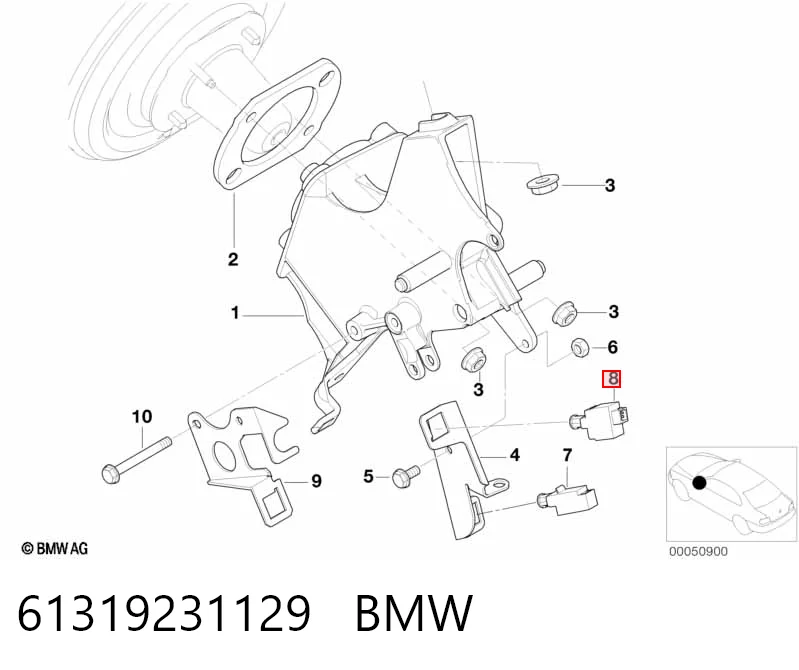 61319231129 BMW Czujnik włączania sprzęgła