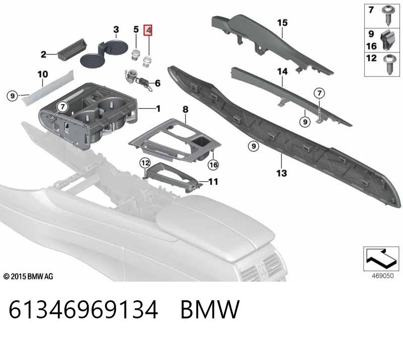 61346969134 BMW Zapalniczka