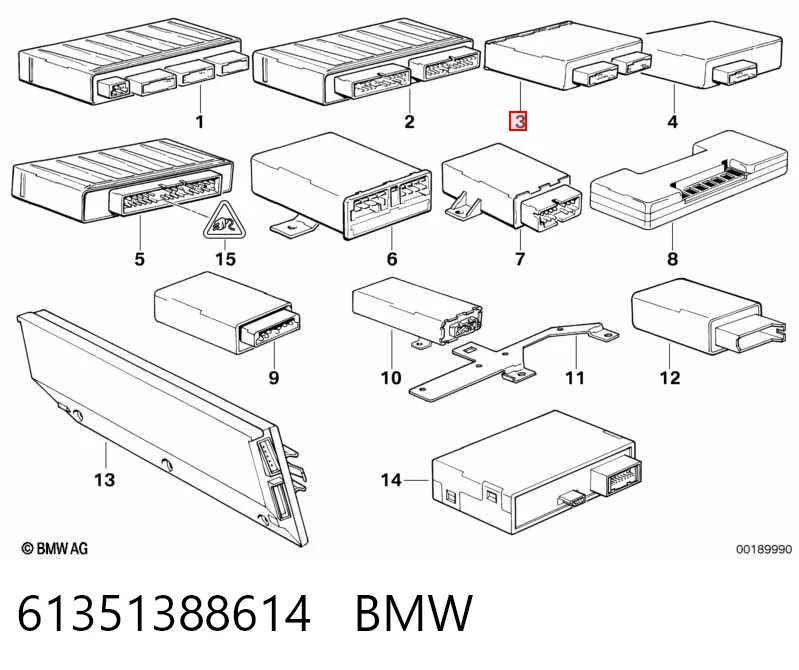 Blok komfortu do BMW 5  E34
