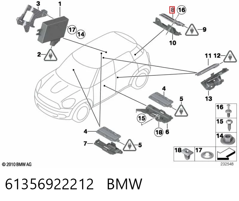 61356922212 BMW