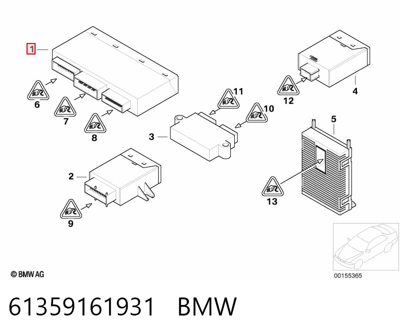 Blok komfortu do BMW 3  E46