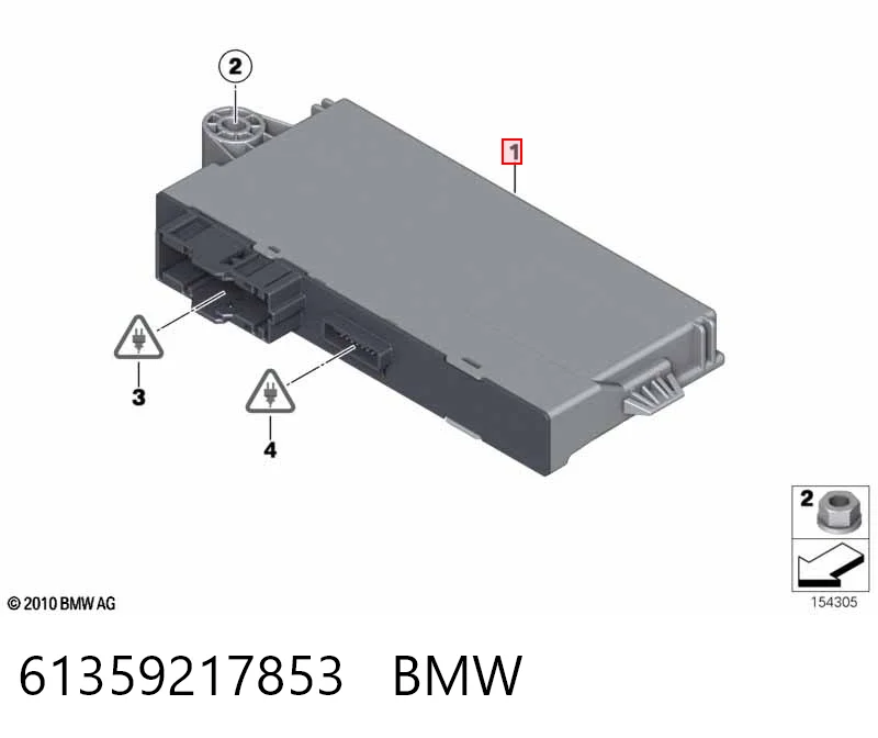 Blok komfortu do BMW 3  E91