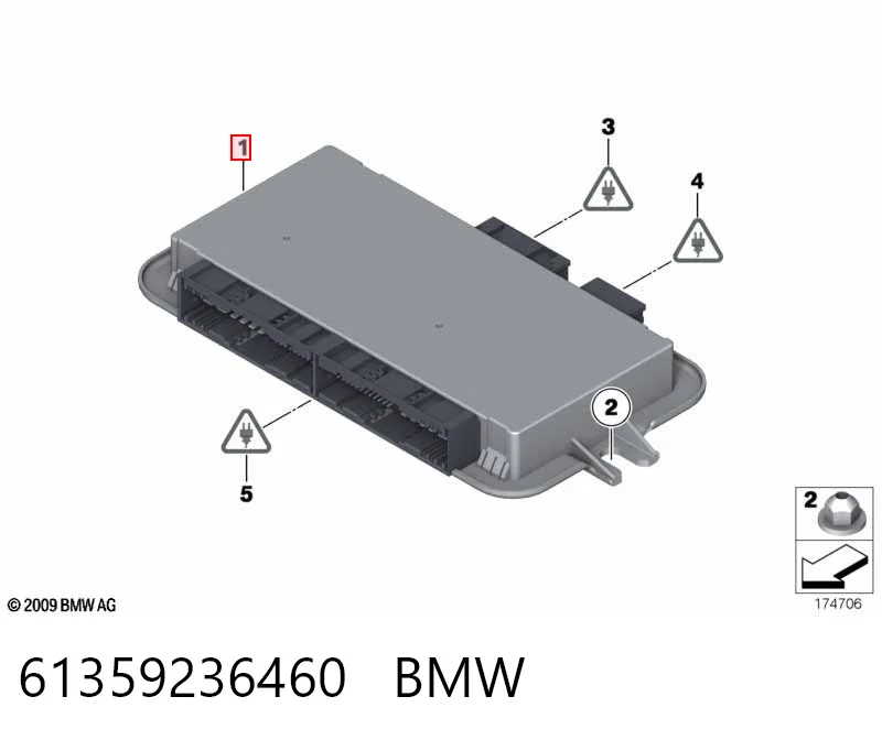 Blok komfortu do BMW 5  F10