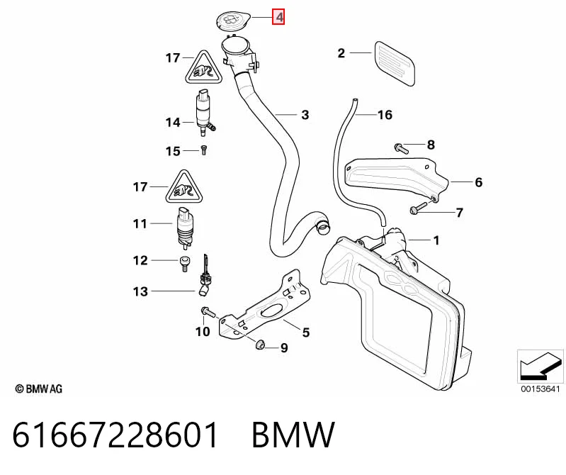  Korek zbiornika spryskiwacza BMW X5 