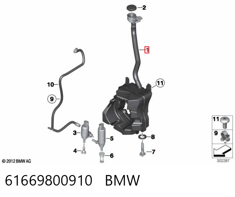 61669800910 BMW