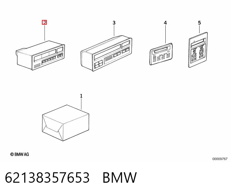 Sterownik trybów ogrzewania/klimatyzacji do BMW 3  E36