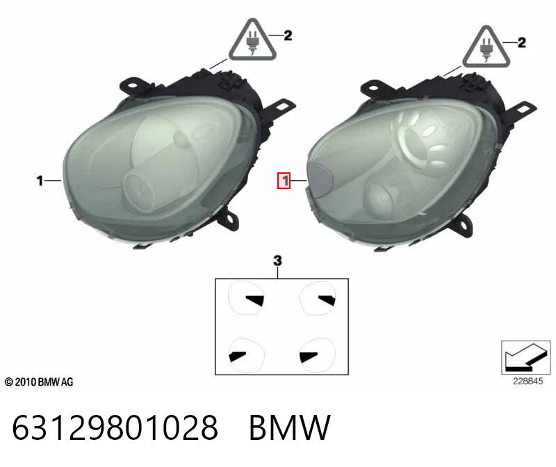 5103101U Polcar Reflektor prawy