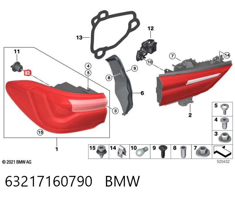 63217160790 BMW