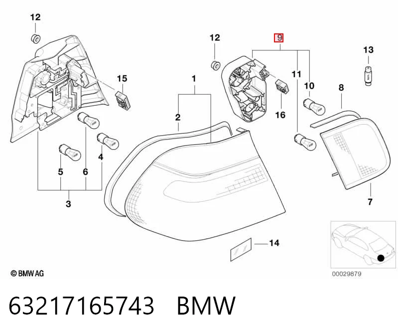 63217165743 BMW