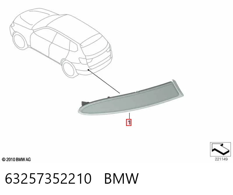 63257352210 BMW