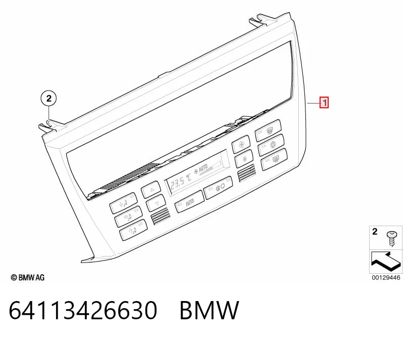 Sterownik trybów ogrzewania/klimatyzacji BMW X3 SUV (E83) (2004 - 2010) cena, od 70,80 USD