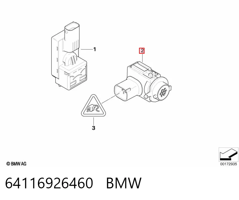 64116926460 BMW Czujnik zanieczyszczenia powietrza