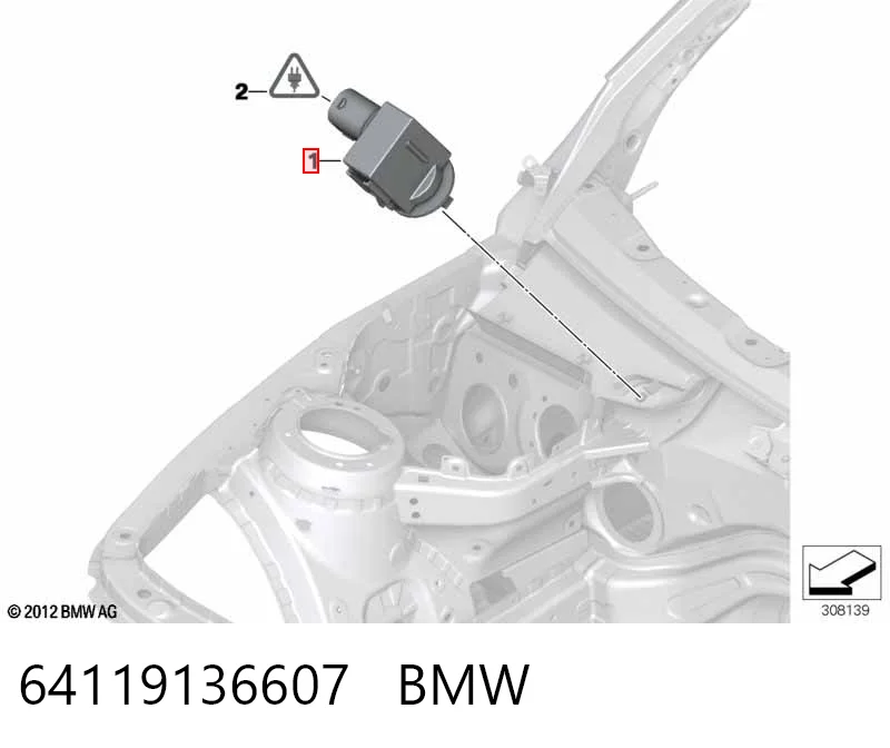 64119136607 BMW Czujnik zanieczyszczenia powietrza