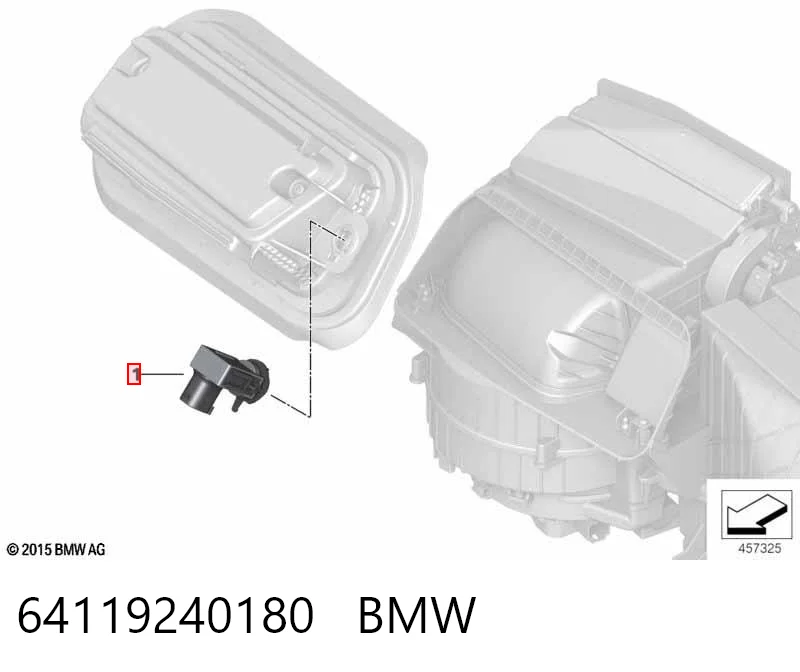 64119240180 BMW Czujnik zanieczyszczenia powietrza