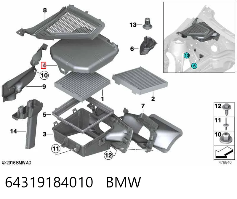 64319184010 BMW