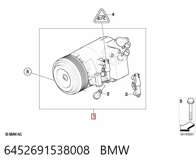 6452691538008 BMW Sprężarka klimatyzacji
