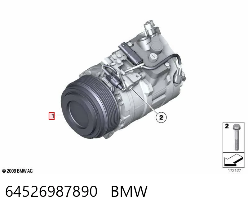 64526987890 BMW Sprężarka klimatyzacji