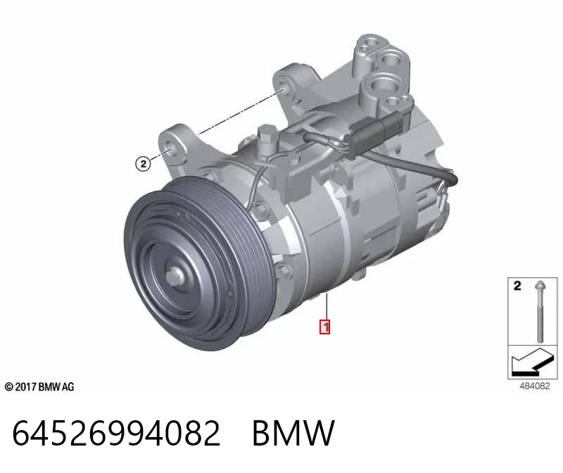 64526994082 BMW Sprężarka klimatyzacji