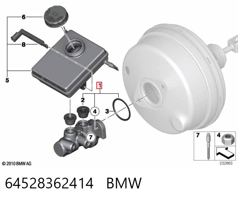 64528362414 BMW Sprężarka klimatyzacji