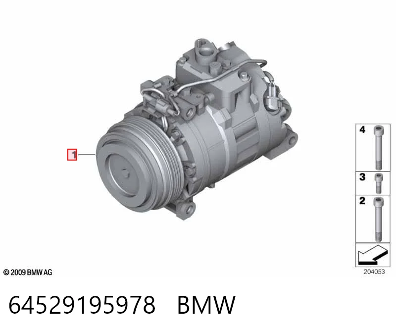 64529195978 BMW Sprężarka klimatyzacji