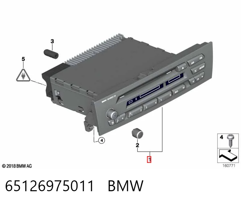 Radioodtwarzacz (radio AM/FM) do BMW 1  E81