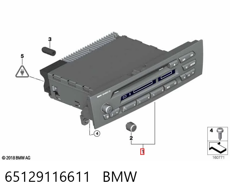 Radioodtwarzacz (radio AM/FM) BMW 1 hatchback (E81) (2006 - 2012) cena, od 99,67 USD