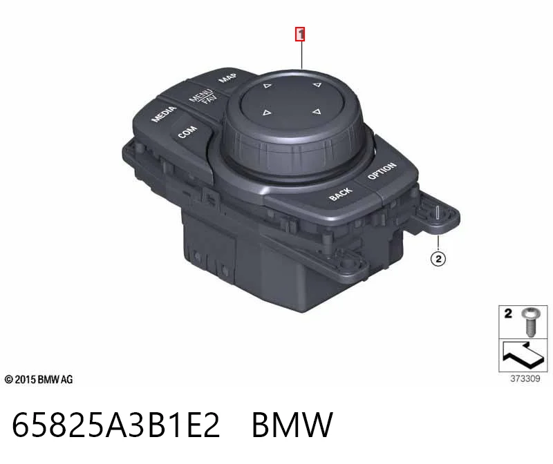 65825A3B1E2 BMW Wielofunkcyjny pilot sterowania