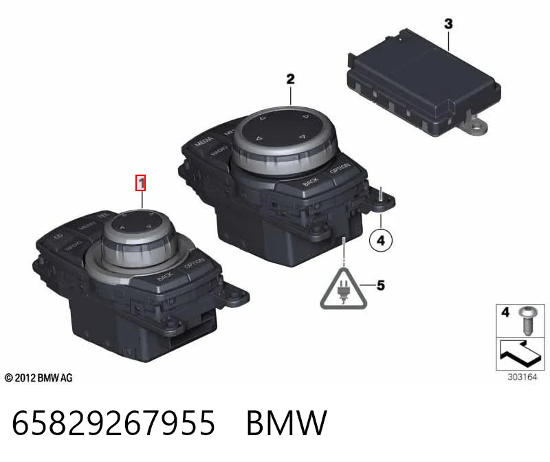 65829267955 BMW Blok sterowania multimedialny