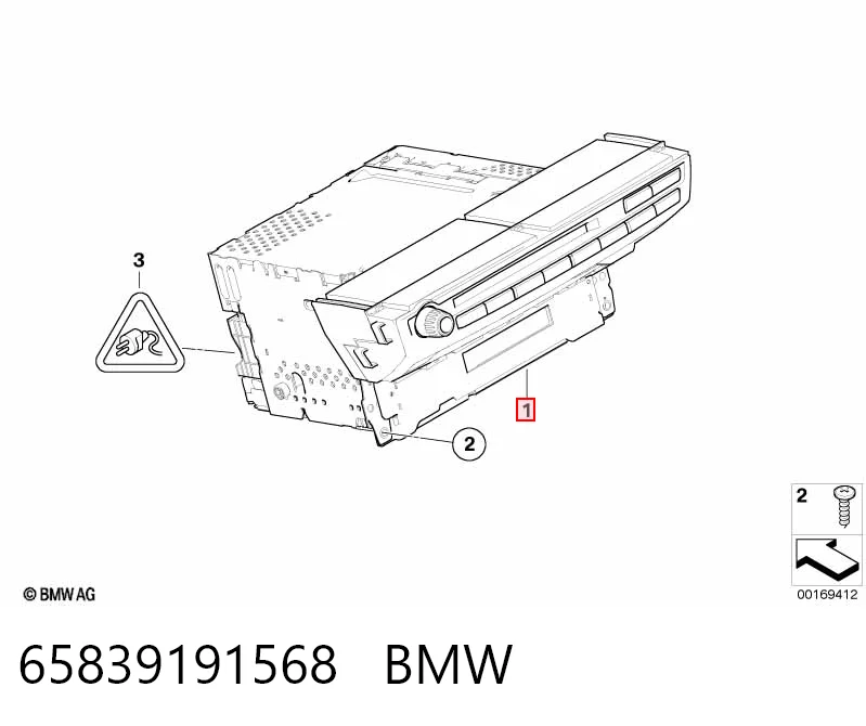  Radioodtwarzacz (radio AM/FM) BMW X5 