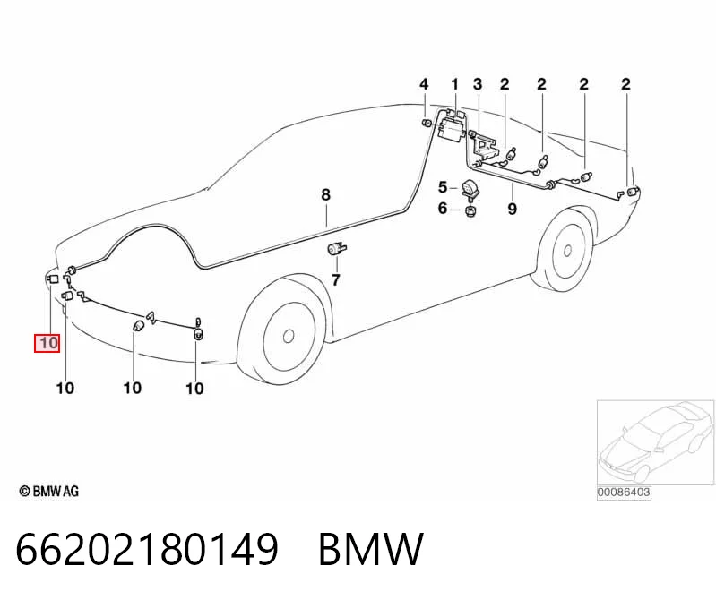 66202180149 BMW