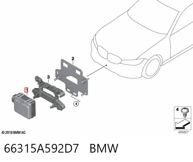 66315A592D7 BMW