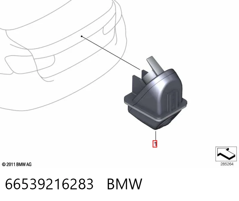 66539216283 BMW Kamera systemu zapewnienia widoczności