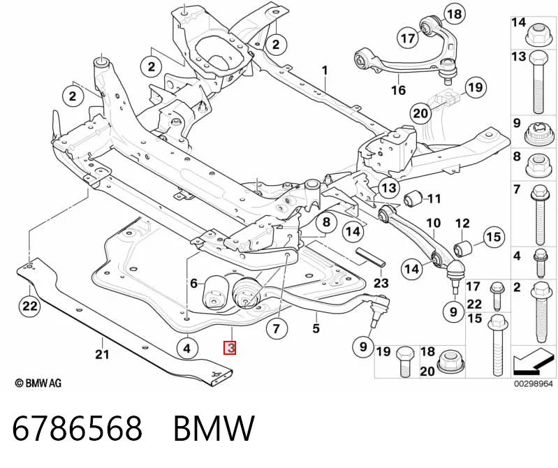 Do koszyka Osłona silnika, miski (przedziału silnika) BMW X5  E70