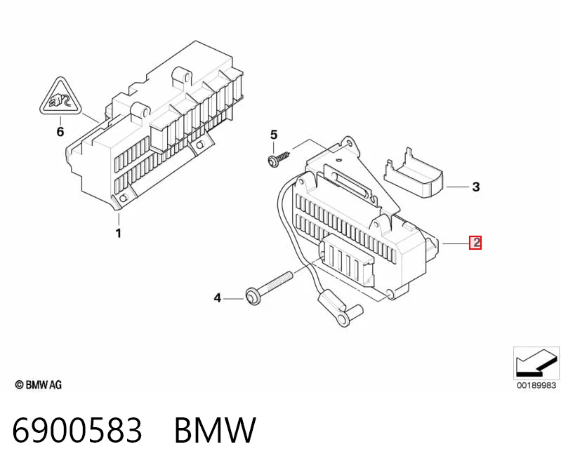 Skrzynka bezpieczników do BMW 7  E65, E66, E67