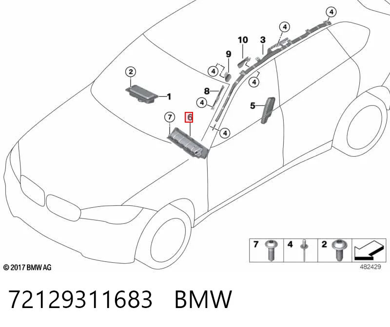 72129311683 BMW