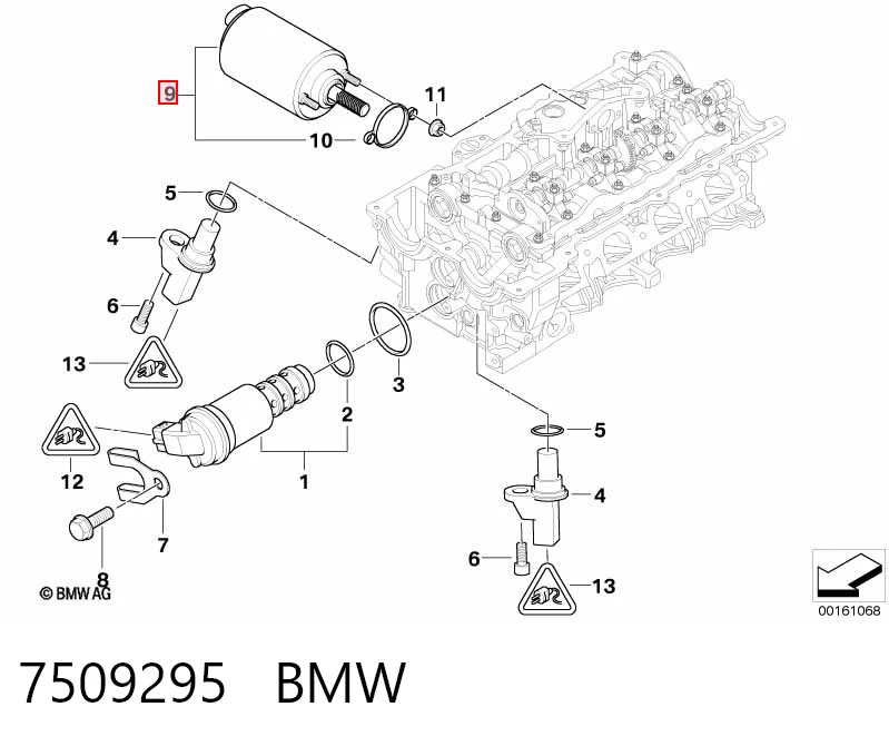 7509295 BMW Regulator biegu jałowego