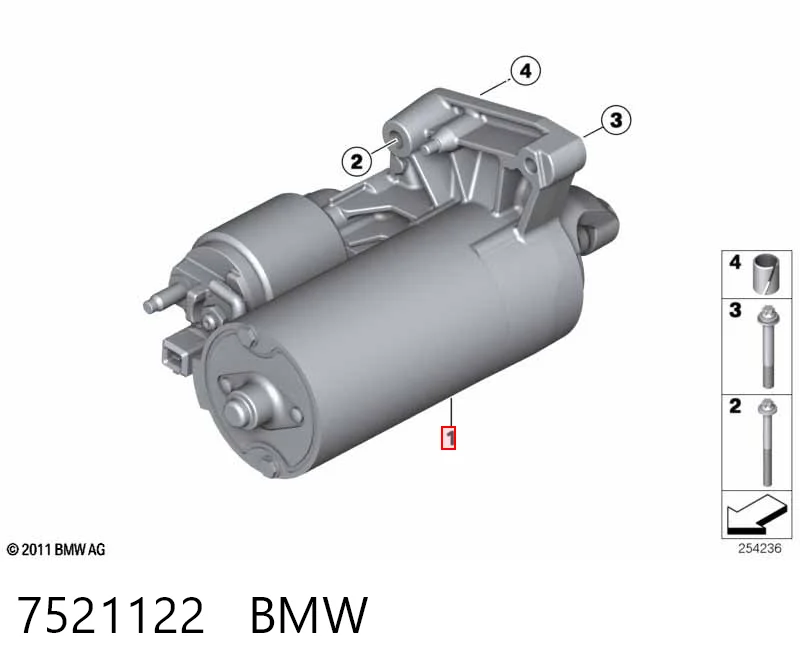 7521122 BMW Rozrusznik