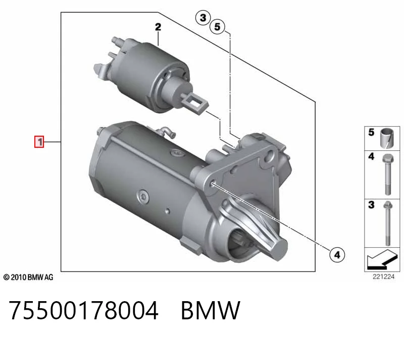 75500178004 BMW Rozrusznik