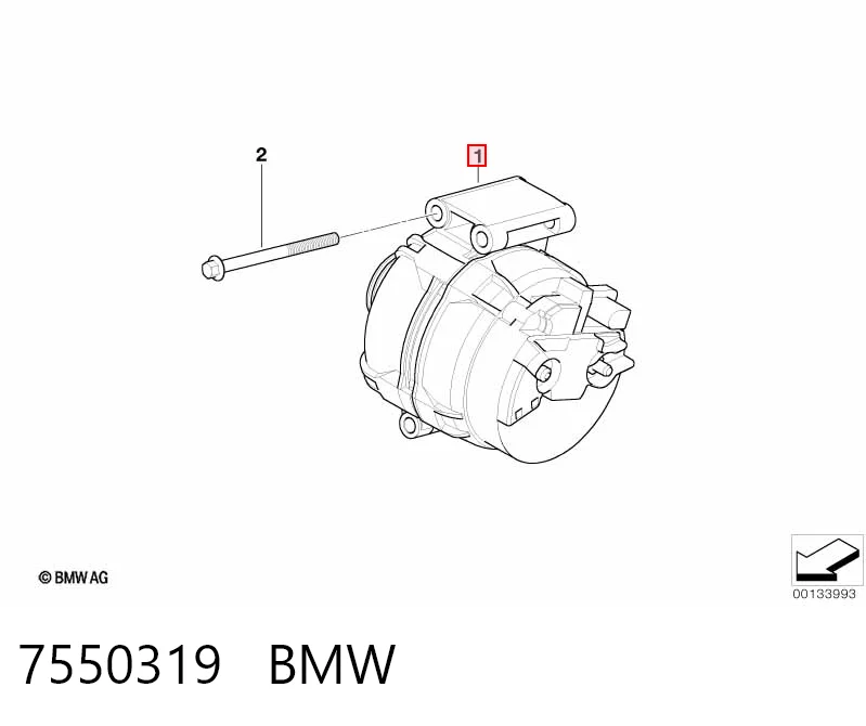 7550319 BMW Alternator