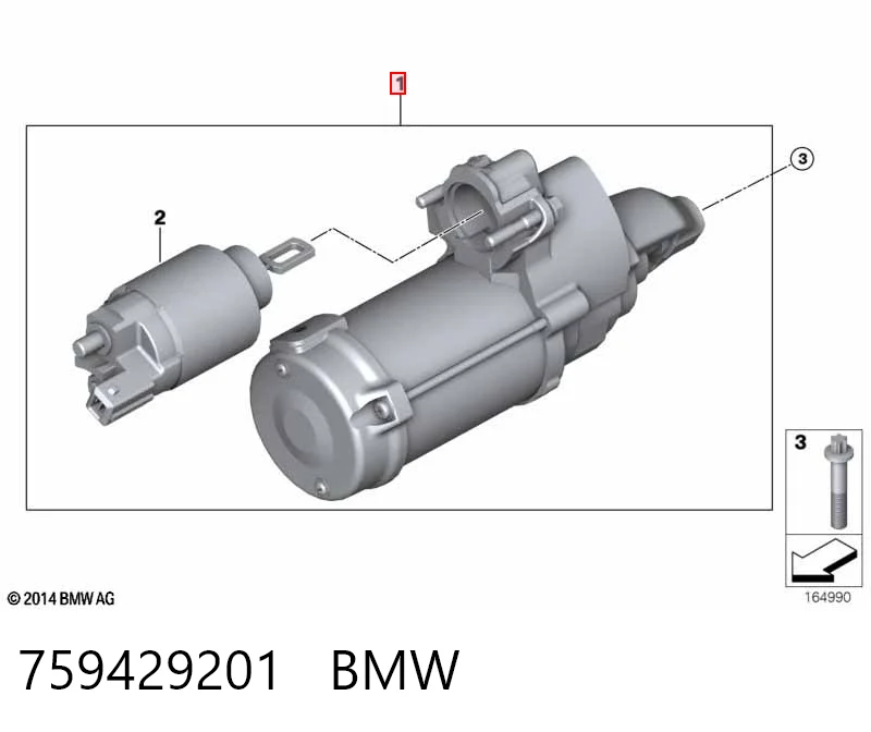 759429201 BMW Rozrusznik