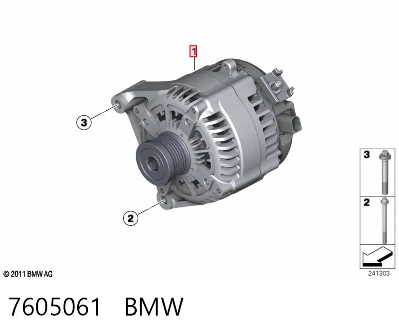 7605061 BMW Alternator
