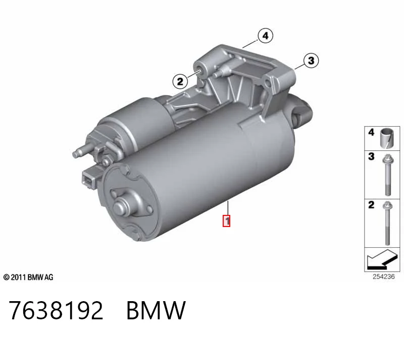 7638192 BMW Rozrusznik