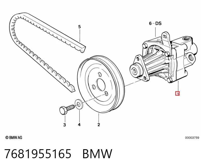 Pompa wspomagania hydraulicznego kierownicy BMW 7 sedana (E32) (1986 - 1994) cena, od 115,94 USD