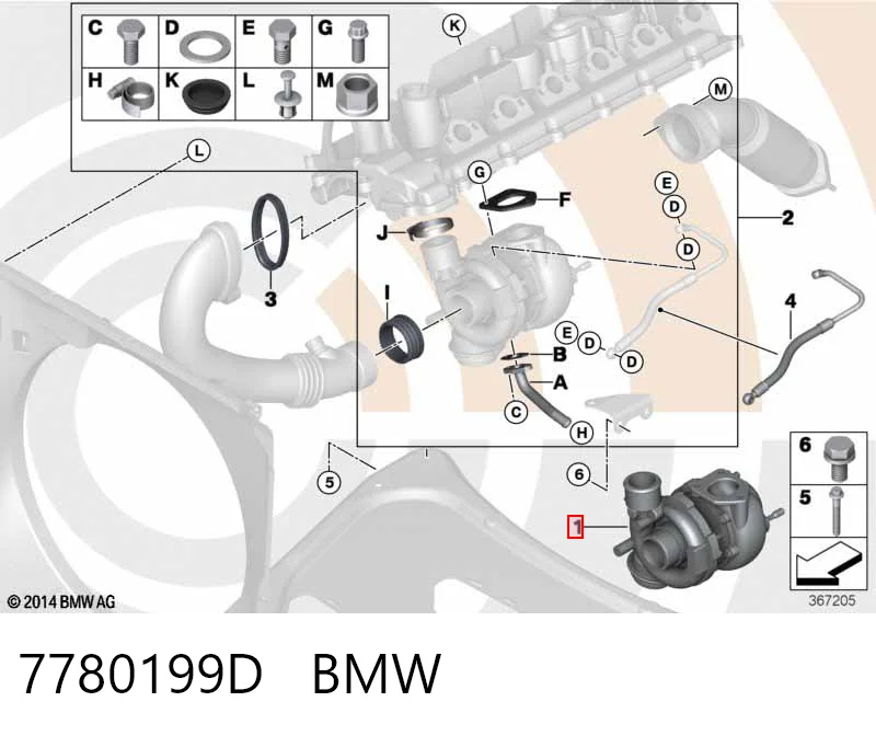 7780199D BMW Turbina