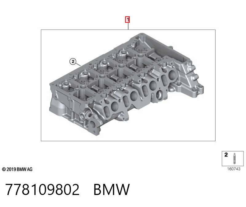 Głowica cylindrów do BMW X3  E83