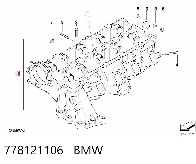Głowica cylindrów BMW 3 kombi (E91) (2004 - 2012) cena, od 400,59 USD