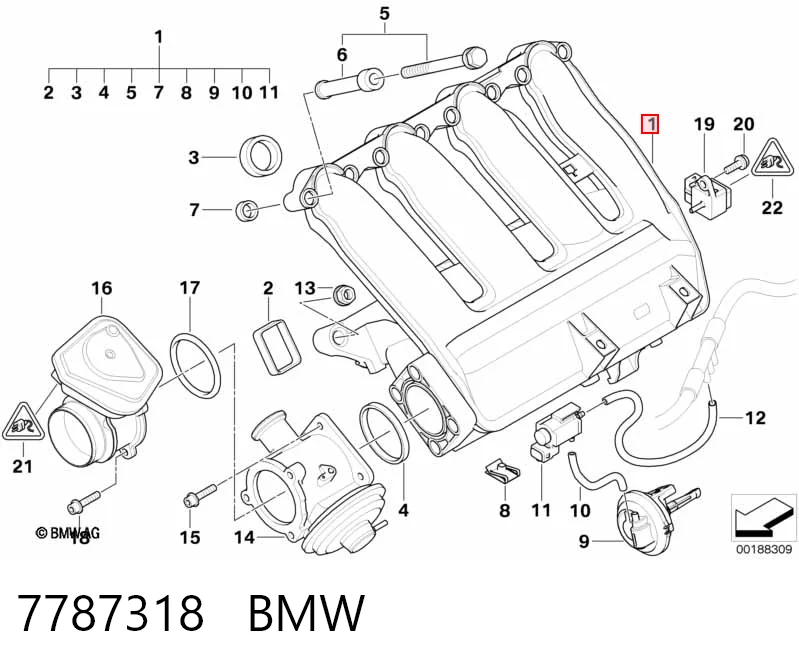 7787318 BMW Kolektor ssący