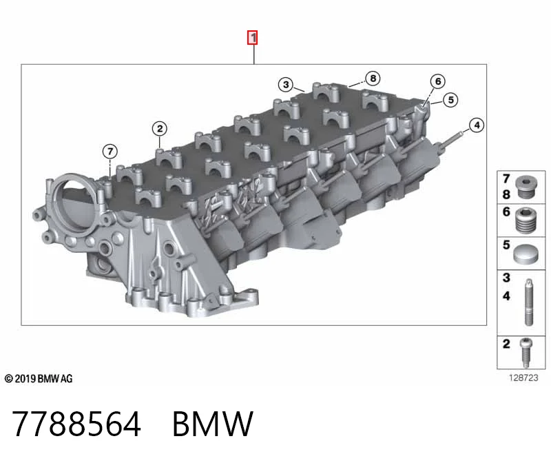 Głowica cylindrów do BMW X5  E53